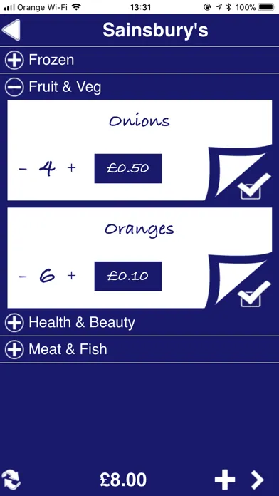 Shopman Shopping List Manager スクリーンショット