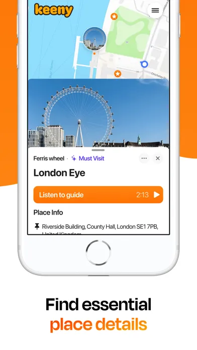 Keeny: Travel Audio Guides Screenshots