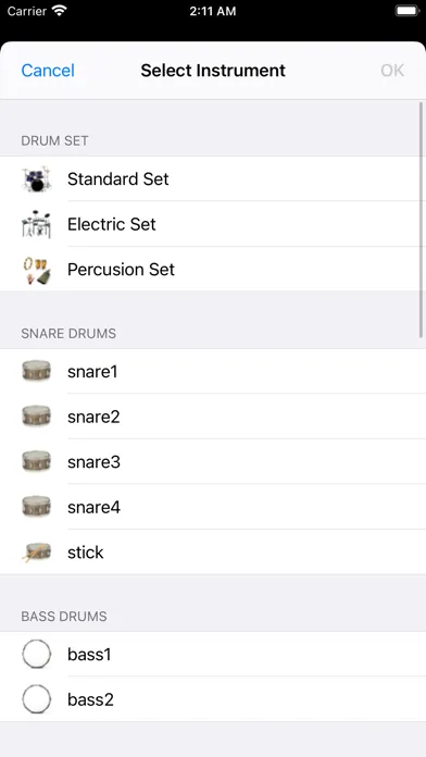 Zrzuty ekranu Drummer Lite