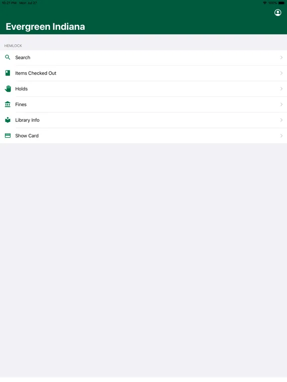 Evergreen Indiana iPad  স্ক্রিনশট