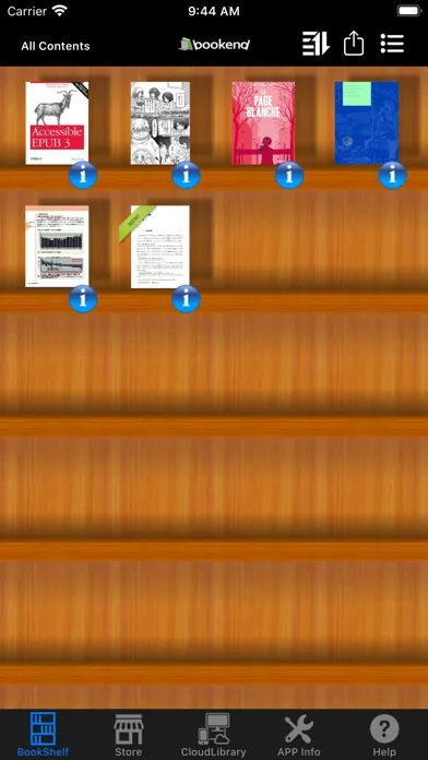 bookend Ekran Görüntüleri