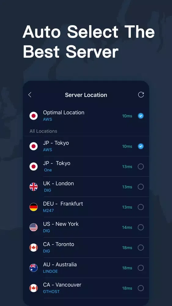 Tangkapan skrin VPN - HotspotVPN Lite