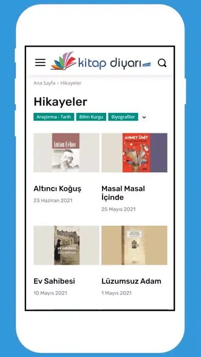 Ảnh chụp màn hình của Kitap Diyarı
