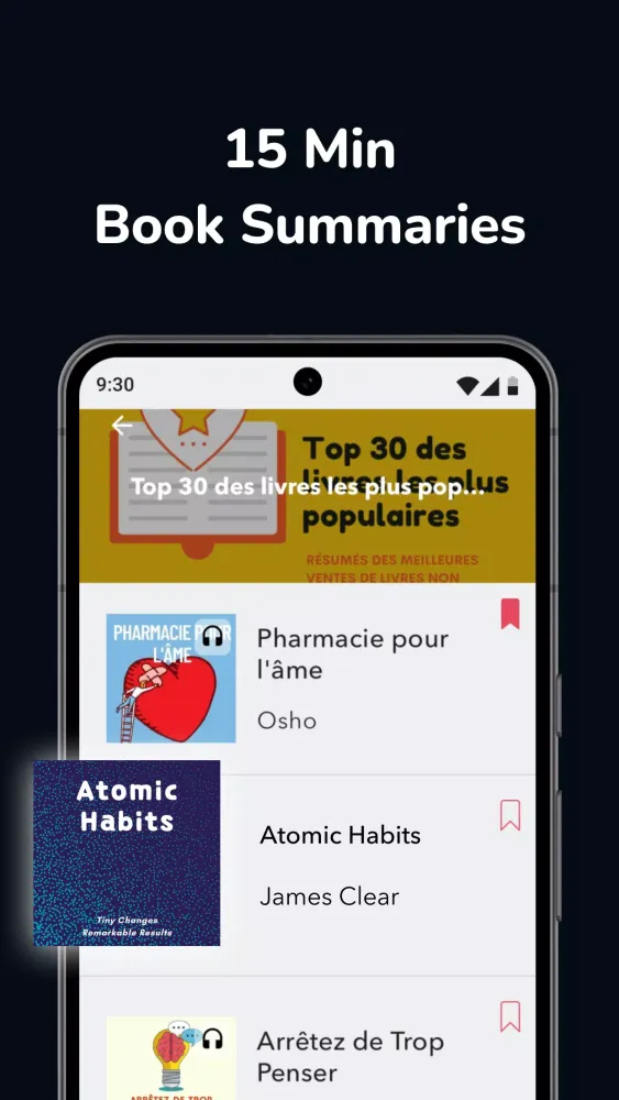 Capturas de tela do kitUP: Audiobook Summaries