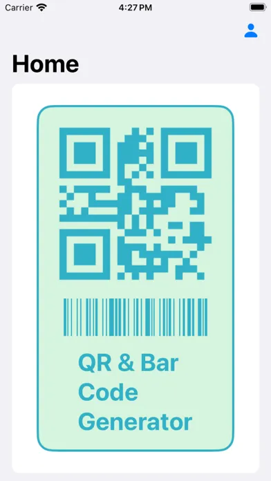 [QR,Bar 코드 생성기] 스크린샷