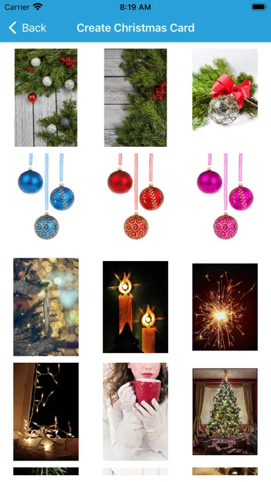 Captures d'écran de Christmas New Year Card Maker