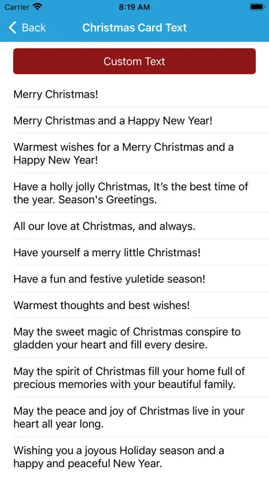 Captures d'écran de Christmas New Year Card Maker