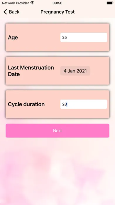 Pregnancy Test - Symptoms Quiz 스크린샷