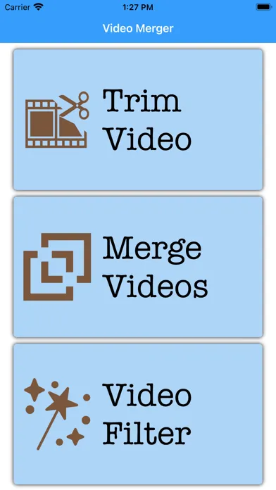 Capturas de tela do Video Merger - Cut & Edit