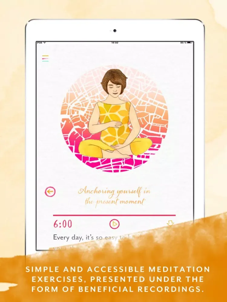 ภาพหน้าจอของ Maternity - Mindfulness for pregnancy iPad 