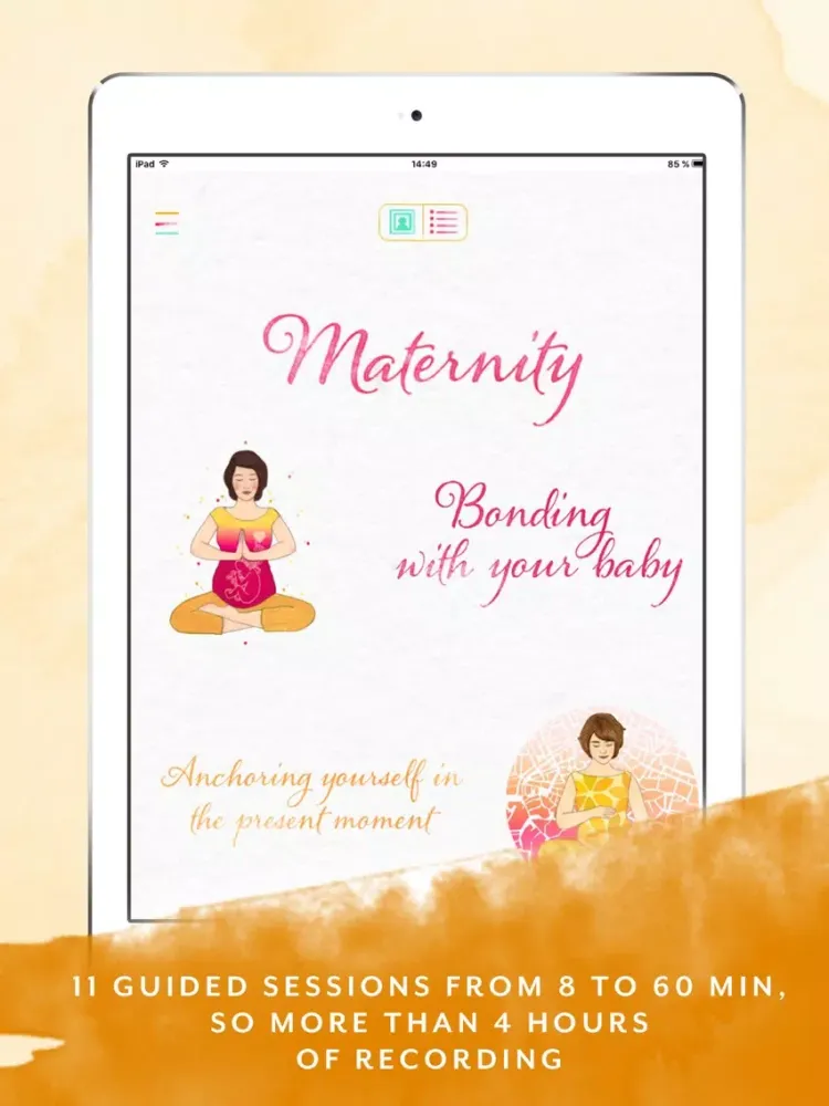 ภาพหน้าจอของ Maternity - Mindfulness for pregnancy iPad 