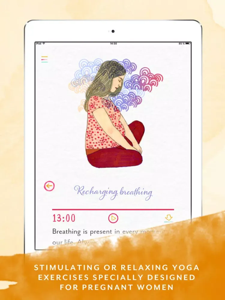 ภาพหน้าจอของ Maternity - Mindfulness for pregnancy iPad 