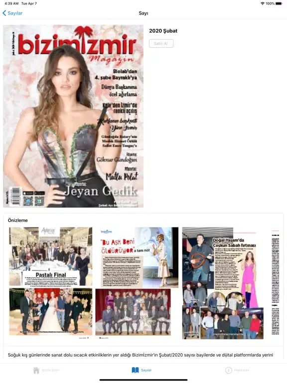 Bizimizmir Magazin iPad  سکرین شاٹس