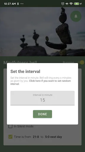 Mindfulness Bell Screenshots