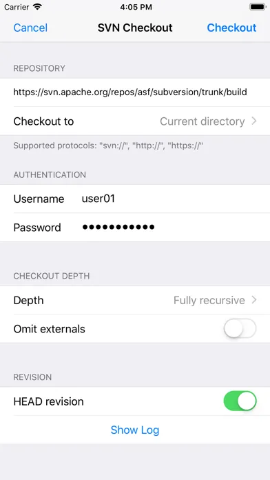 iSVN Lite Screenshots