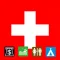 Leisuremap Switzerland, Camping, Golf, Swimming, Car parks, and more