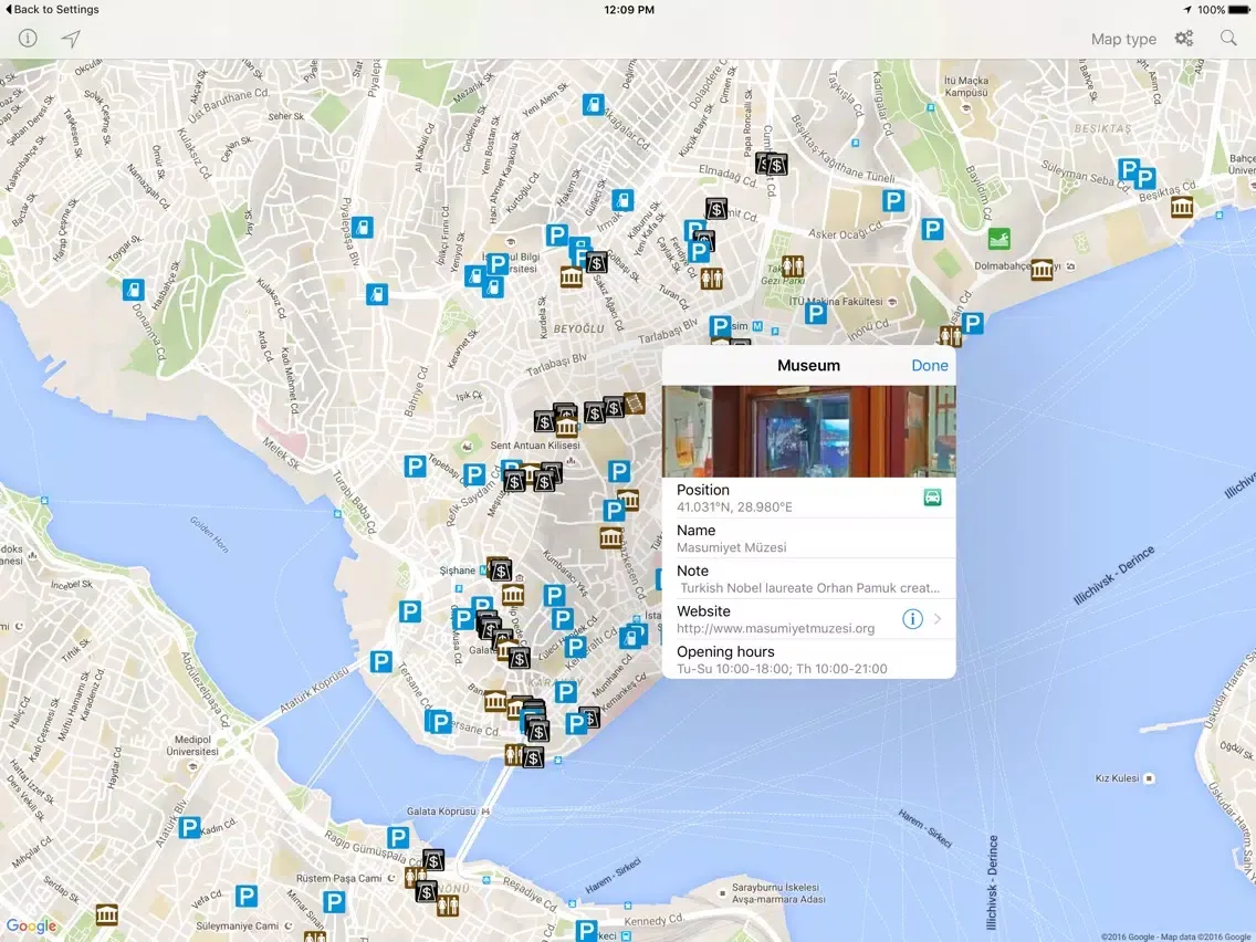 Leisuremap Turkey, Camping, Golf, Swimming, Car parks, and more iPad  Screenshots