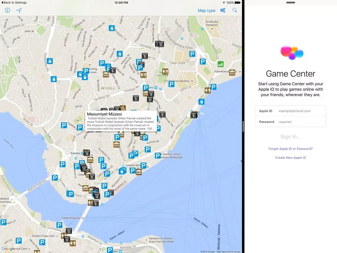 Leisuremap Turkey, Camping, Golf, Swimming, Car parks, and more iPad  Screenshots