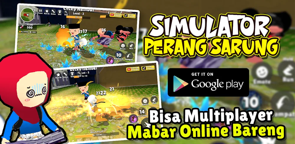 Simulator Perang Sarung 3D