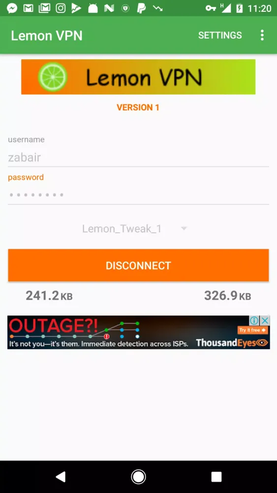 Lemon VPN স্ক্রিনশট