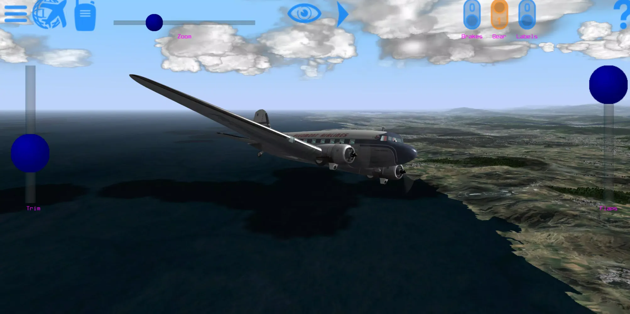 Leo's Flight Simulator سکرین شاٹس