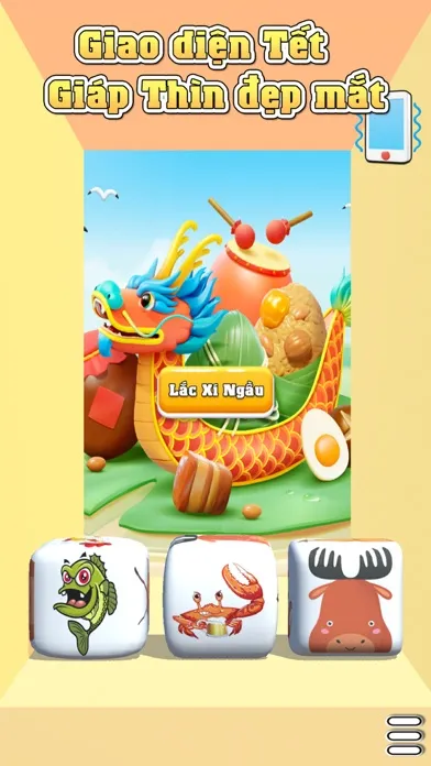 ภาพหน้าจอของ Bầu Cua Tôm Cá: Bầu Cua Mobile