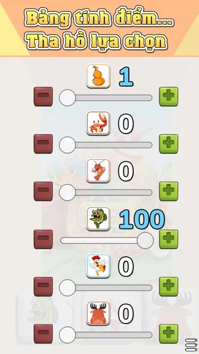 ภาพหน้าจอของ Bầu Cua Tôm Cá: Bầu Cua Mobile