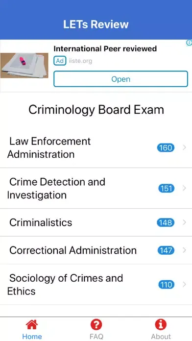 Criminology Board Exam Review Screenshots