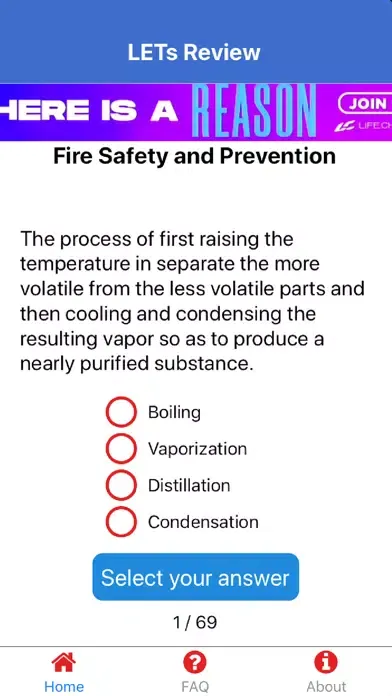 Zrzuty ekranu LETs Review Fire Officer Exam
