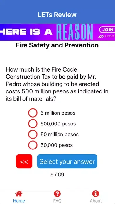 Zrzuty ekranu LETs Review Fire Officer Exam