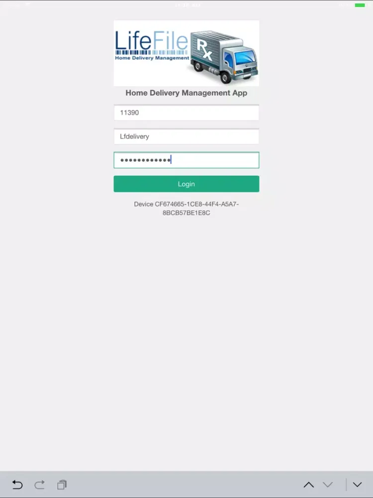 Home Delivery Management iPad  Ekran Görüntüleri