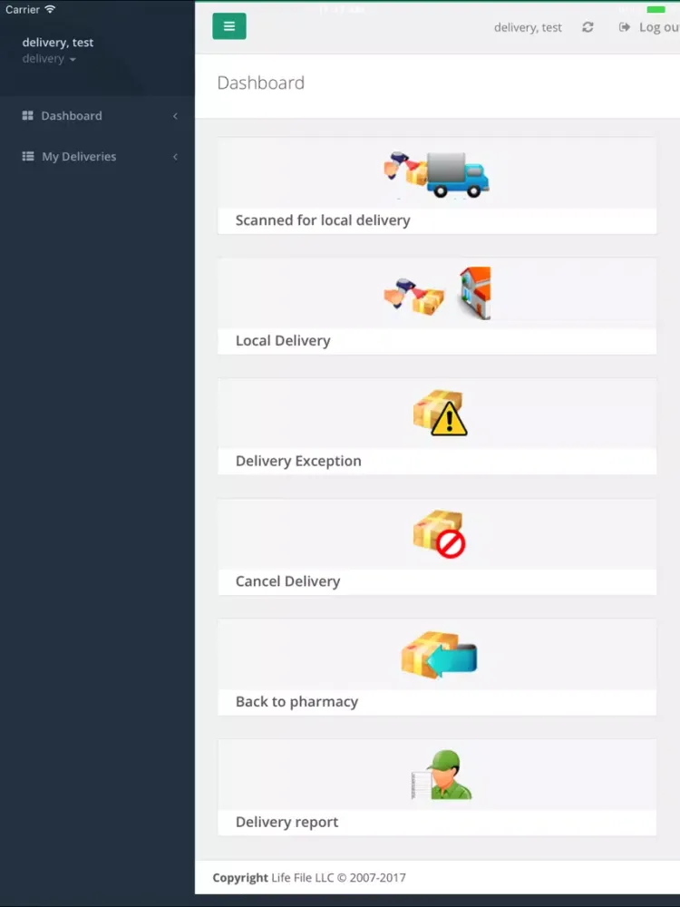 Home Delivery Management iPad  Ekran Görüntüleri