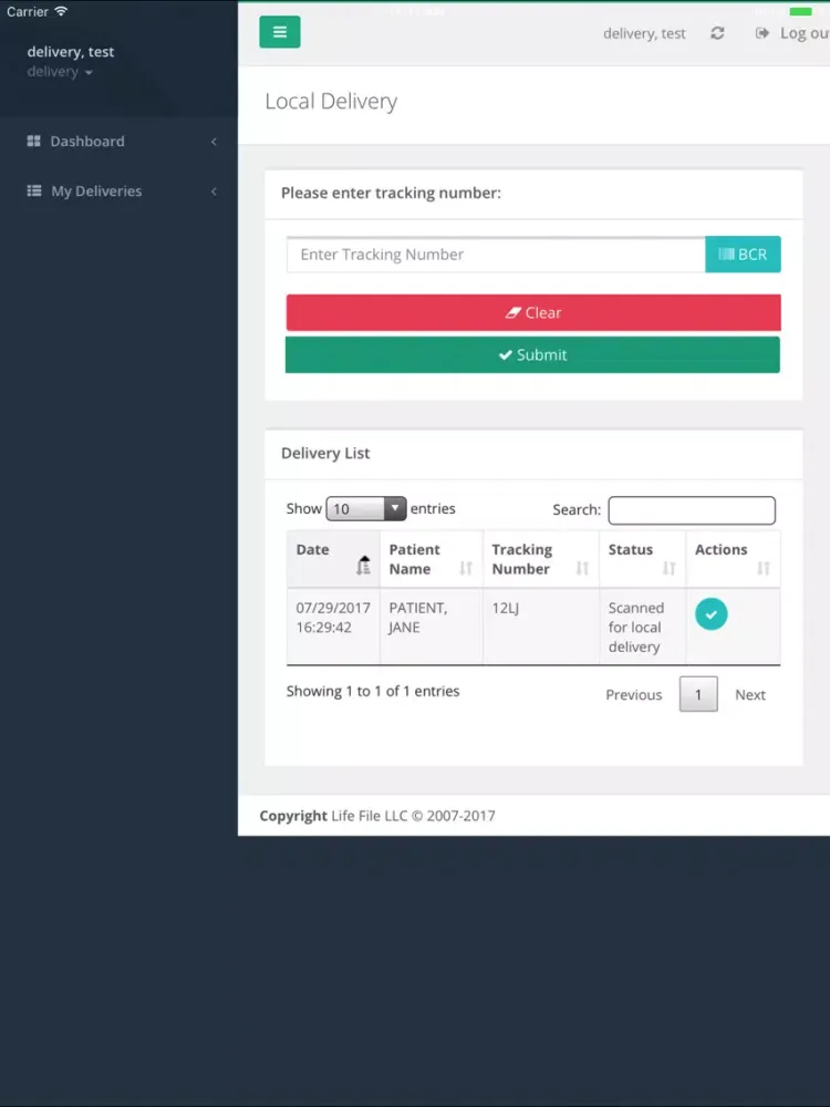 Home Delivery Management iPad  Ekran Görüntüleri