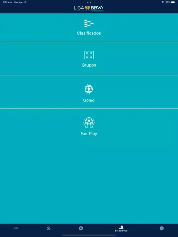 LIGA BBVA MX INTERNACIONAL iPad  Screenshots