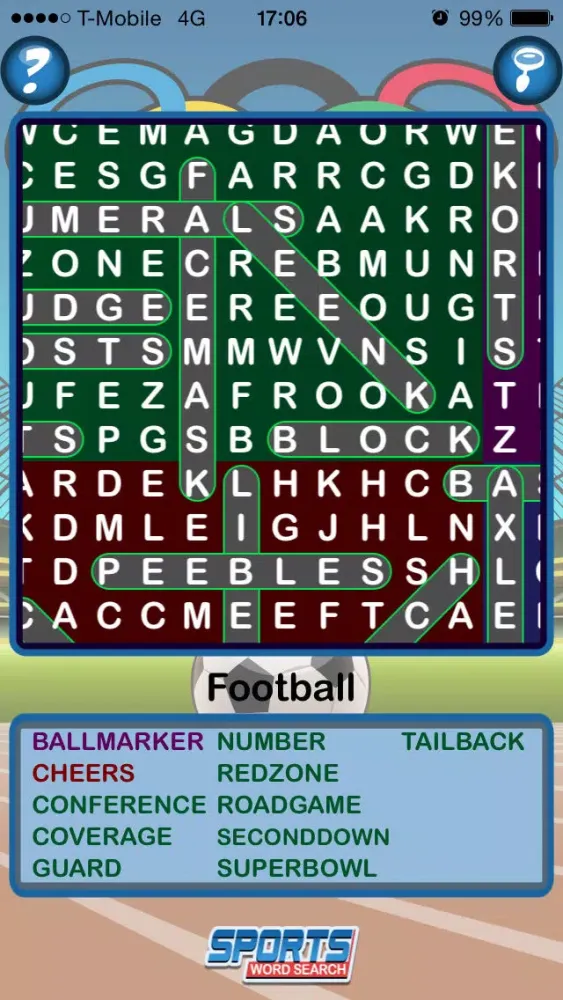 Epic Sports Word Search - giant sporting wordsearch puzzle (ad-free) Ekran Görüntüleri