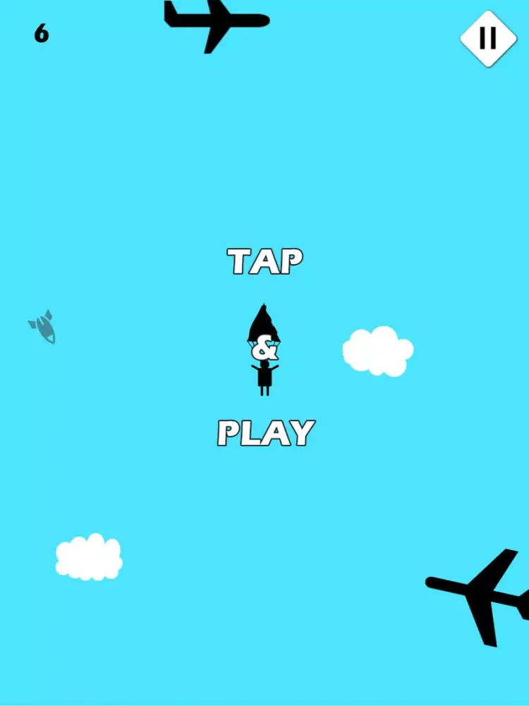 Screenshot di Parachute Rescue - Jump and Fly & Fall Down Funny Game iPad 