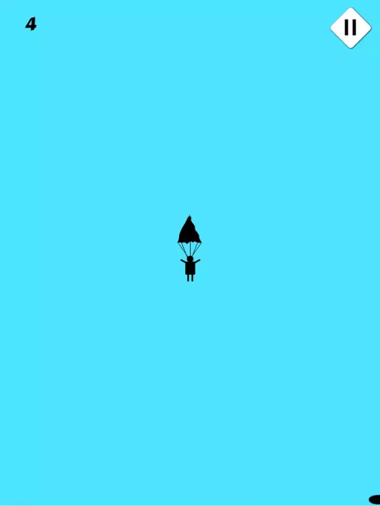 Screenshot di Parachute Rescue - Jump and Fly & Fall Down Funny Game iPad 