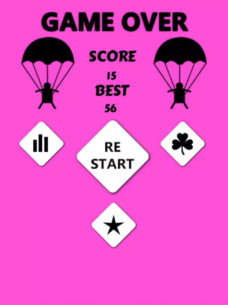 Screenshot di Parachute Rescue - Jump and Fly & Fall Down Funny Game iPad 