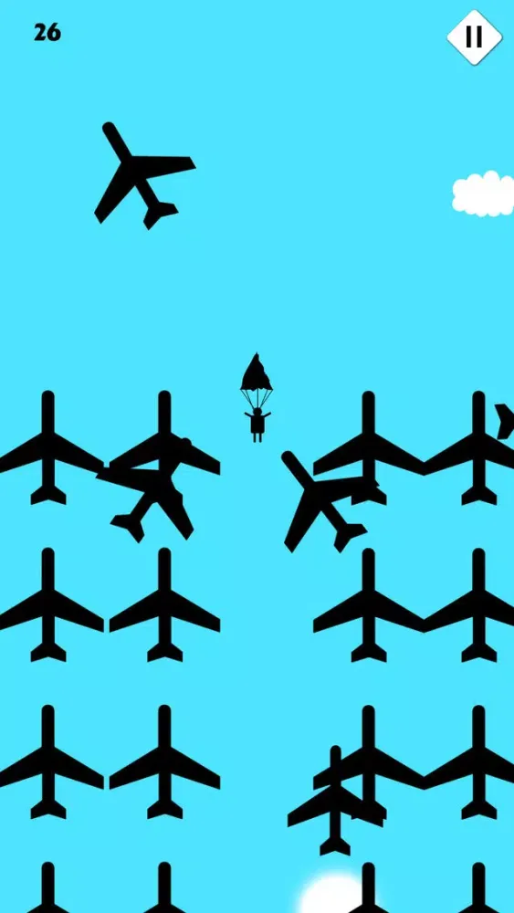 Screenshot di Parachute Rescue - Jump and Fly & Fall Down Funny Game