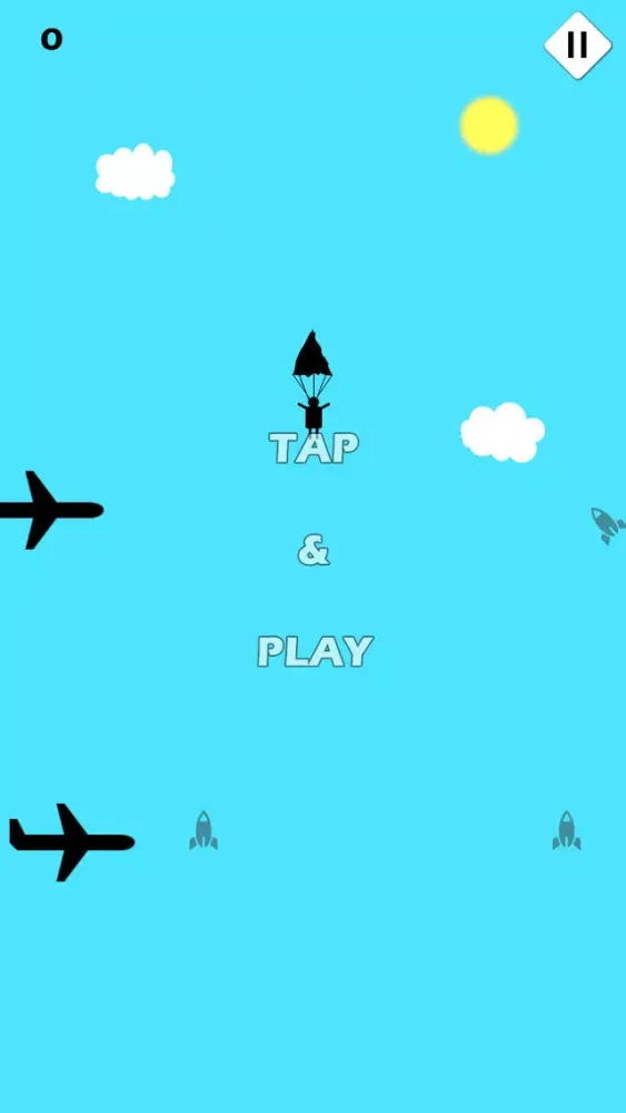 Screenshot di Parachute Rescue - Jump and Fly & Fall Down Funny Game