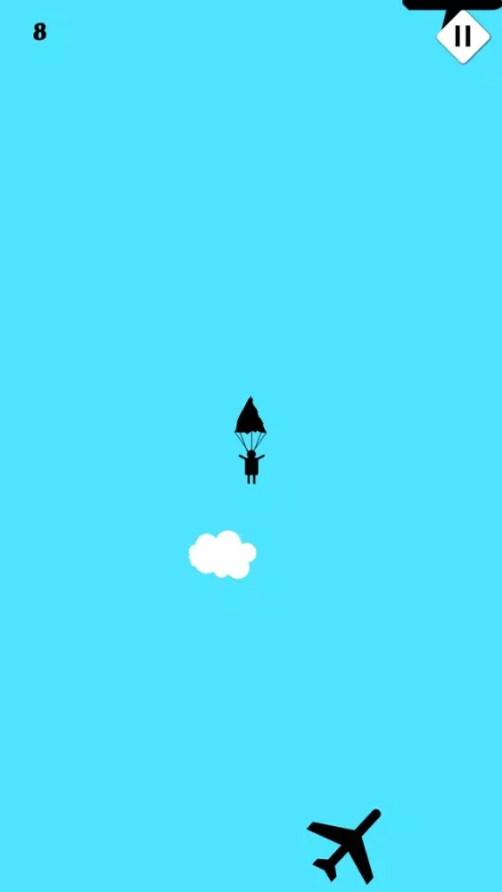 Screenshot di Parachute Rescue - Jump and Fly & Fall Down Funny Game