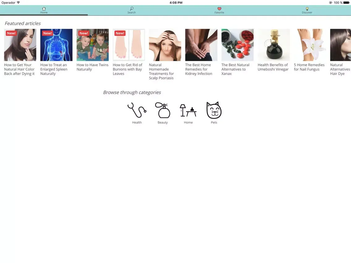 Captures d'écran de Home Remedies & Natural Cures iPad 
