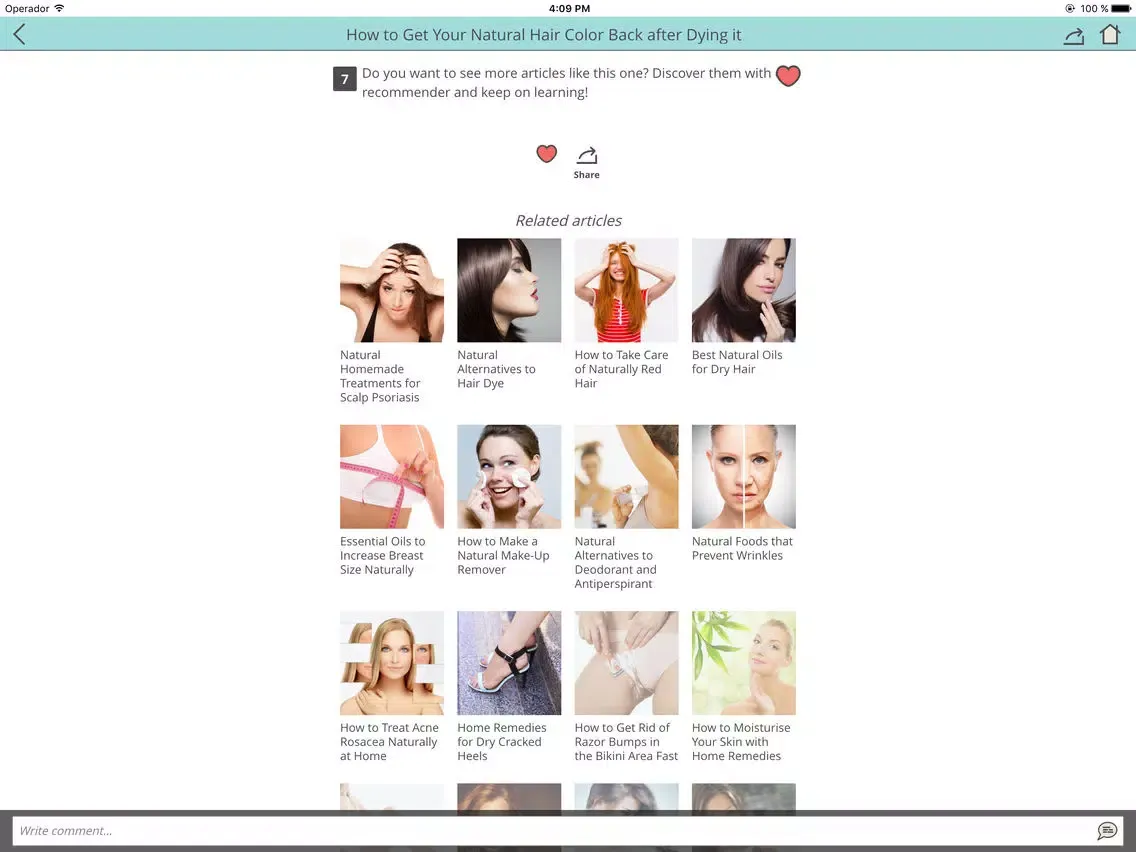 Captures d'écran de Home Remedies & Natural Cures iPad 