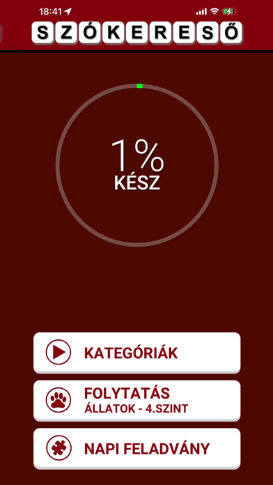 Zrzuty ekranu Magyar Szókereső