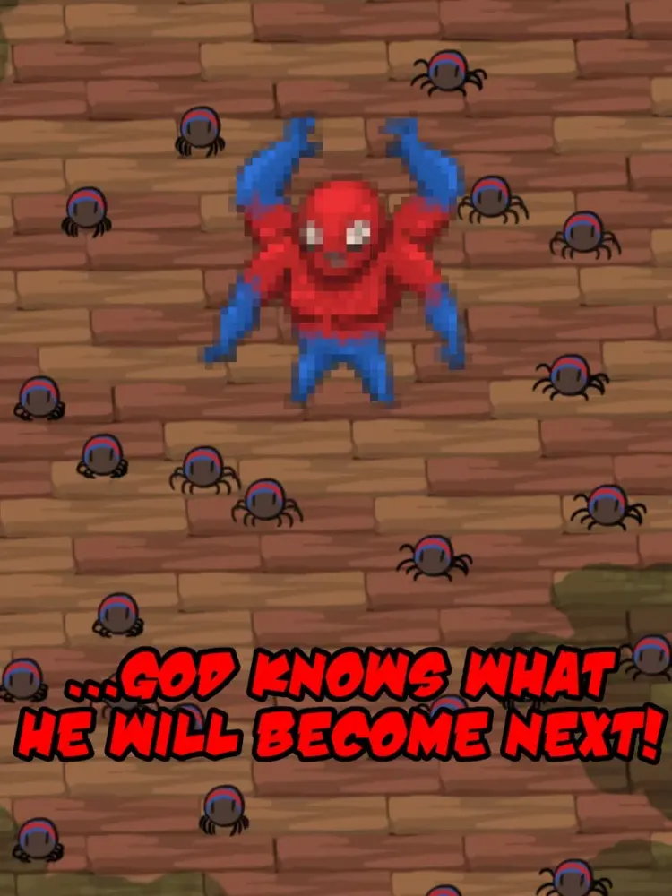 ภาพหน้าจอของ The Spiderboy Evolution iPad 