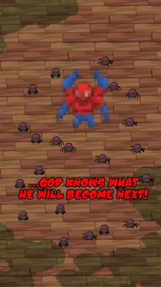 ภาพหน้าจอของ The Spiderboy Evolution