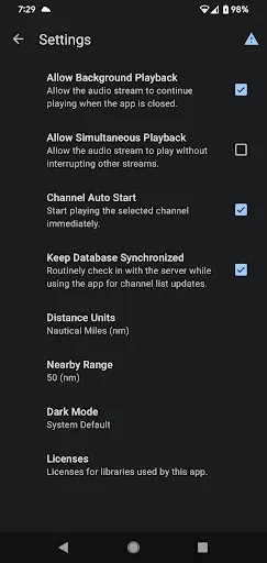 Capturas de pantalla de LiveATC for Android
