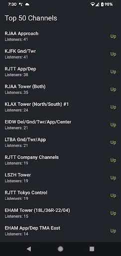 Capturas de pantalla de LiveATC for Android