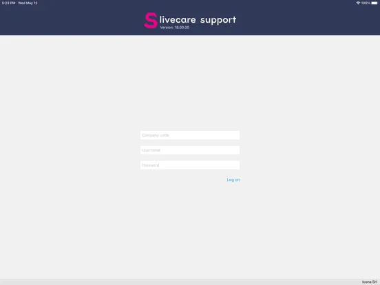 ภาพหน้าจอของ Livecare Support iPad 