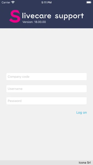 ภาพหน้าจอของ Livecare Support